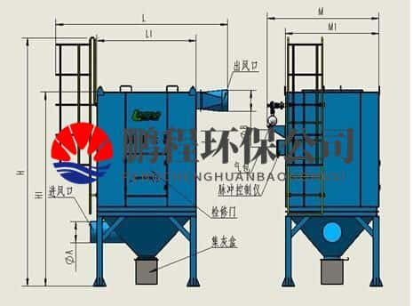 长袋脉冲除尘器内部结构